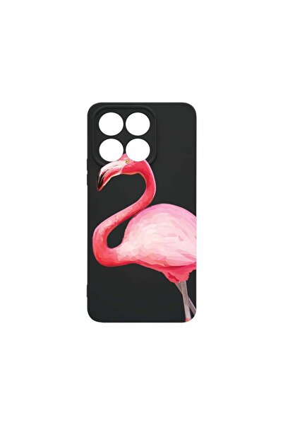 bestcase Тънък силиконов калъф 0.8ММ, съвместим с Honor X6a, Фламинго, Защита...
