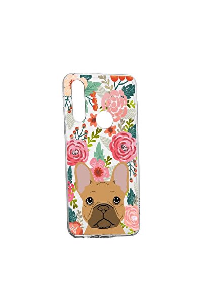 bestcase Husa Dog and Flowers, pentru Motorola Moto G8, rezistenta la uzura, ...