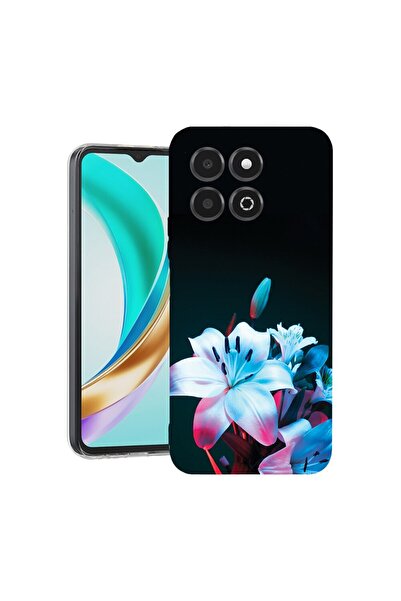 bestcase ¬Æ Husa Clear Slim Silicon Compatibila cu Honor X6c, Orchid Flower, ...