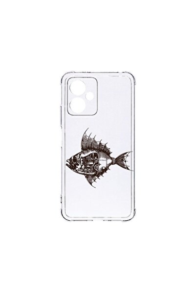 bestcase Αντικραδασμική Θήκη 1.5MM, Συμβατή με Motorola Moto G14, Σχέδιο Ψάρι...