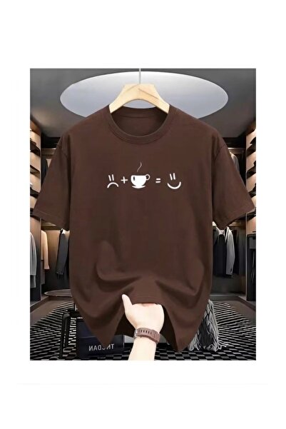 bellanova Oversize Minimalist Graphic Printed Short Sleeve T-Shirt