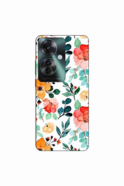 OEM Husa compatibila cu Oppo Reno11 F 5G Silicon Gel Tpu Model Painted Flowers