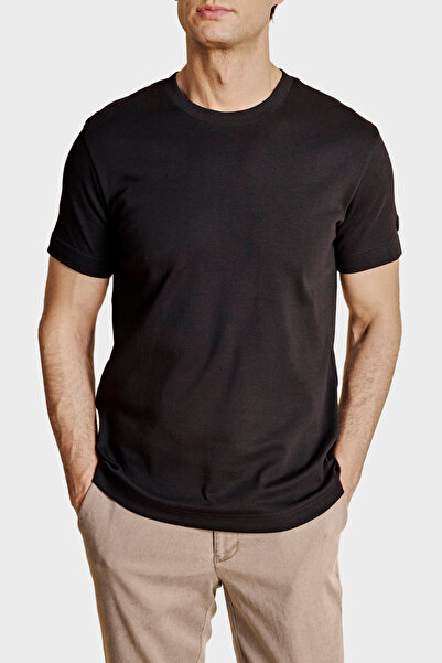 BROOKS BROTHERS Logolu % 100 Pamuk Bisiklet Yaka T-shirt Erkek T SHİRT BBSS26...