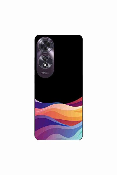 OEM Husa compatibila cu Oppo A60 4G Silicon Gel Tpu Model Neon Waves
