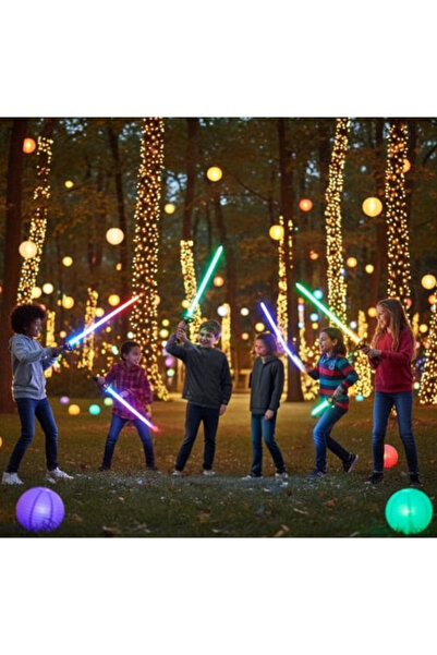 NEON Balloon Toy Led Import Export Co Ninja Işın Kılıcı - LED Işıklı Ve Gerçe...