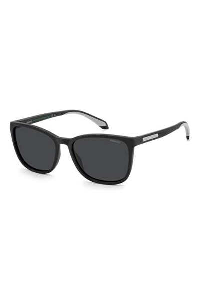 Polaroid نظارات شمسية نسائية PLD 2169/S/X باللون الأسود المطفي والرمادي، مقاس...