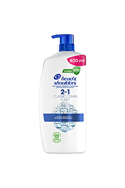 Head & Shoulders Șampon Anti-Mătreață 2 în 1 Classic Clean, 800 ml