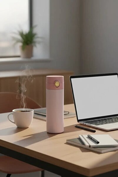 Miniso Lisanslı Flip Top Kapaklı Yalıtımlı Şişe 304 Çelik Kompakt Termos 200 ...
