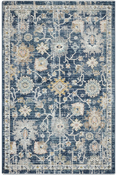 Elegant Navy 160x240 4 Square Meters Carpet Vintage Ethnic Bohemian Living Room Thin Woven Carpet