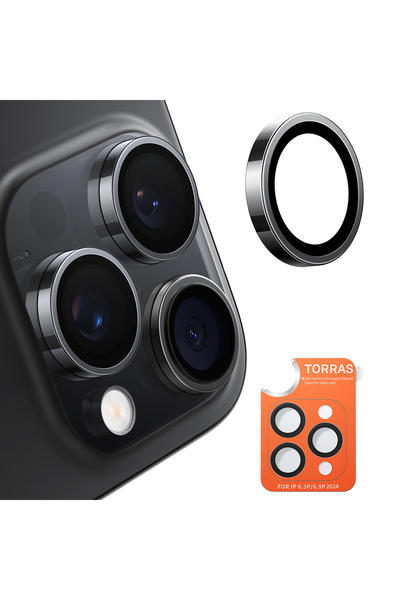 Evolium Folie Protectie Camera pentru iPhone 16 Pro si iPhone 16 Pro Max, Pro...