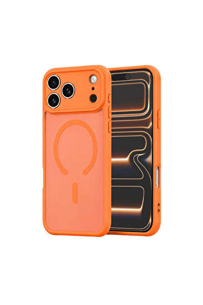 Techsuit Θήκη iPhone 17 Pro Max, HaloFrost II MagSafe, αντικραδασμική, πορτοκαλί