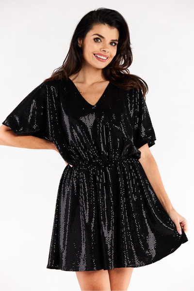 Awama Women's dress, Awama, Black, One Size INTL