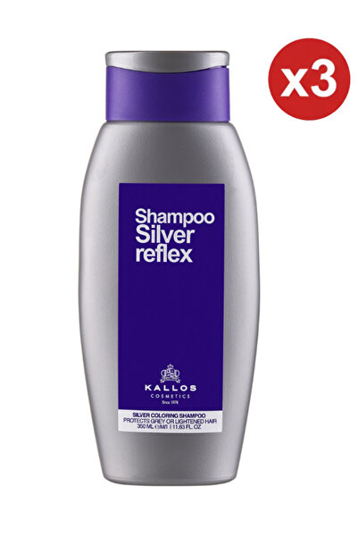 Kallos Shampoo for gray hair, 350ml x 3pcs.