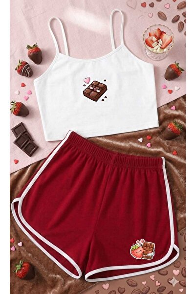 PEMBİŞ HOMEWEAR Natural Pamuk süprem crop basic