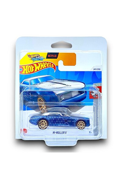 HOT WHEELS Hi-Roller II (Albastru și Crom Să ne cursăm) 5/5 HW Metal rulant, ...