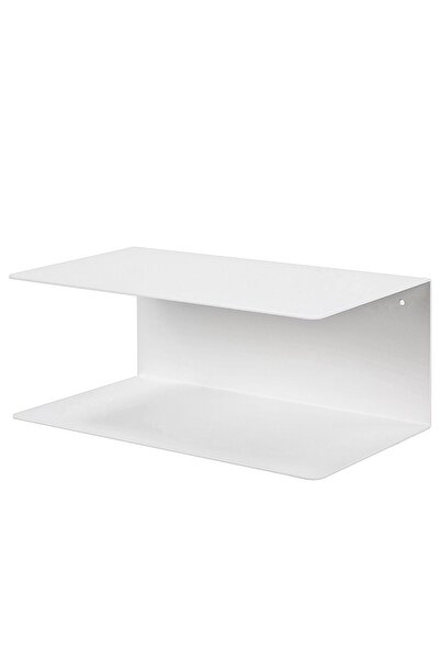 OEM Set de 2 rafturi metalice de perete 35x14x20 cm – Vopsite electrostatic, ...