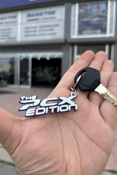 Banxtre Honda PCX için Anahtarlık The PCX Edition Özel Tasarım Sert Plastik A...