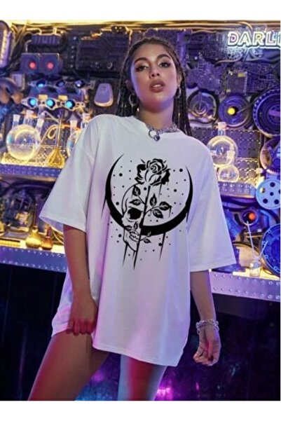 bellanova Unisex Oversize T-shirt με στάμπα Streetwear Άνετη εφαρμογή Daily P...