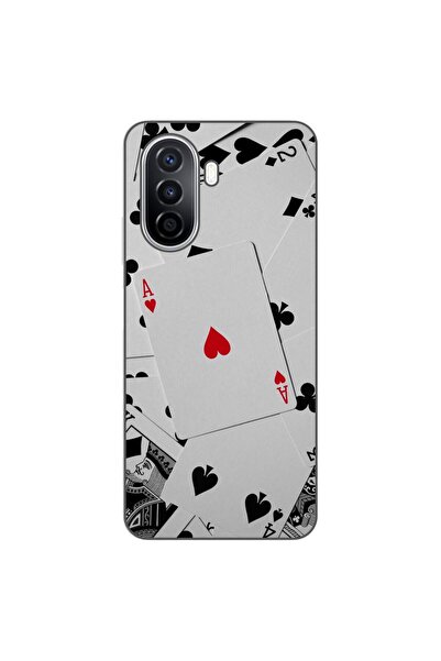 OEM Husa compatibila cu Huawei Nova Y70 Silicon Gel Tpu Model Carti Poker