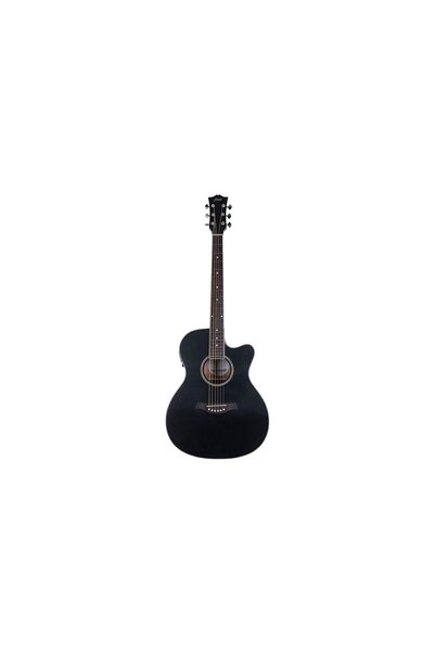 Haze F-560CEQMBK Siyah Elektro Akustik Gitar (Kılıf ve Kablo Hediyeli)