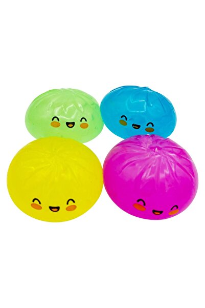 Flippy Jucărie Squishy Jumbo Antistres, Flippy, Model Fata Zambitoare cu Efec...