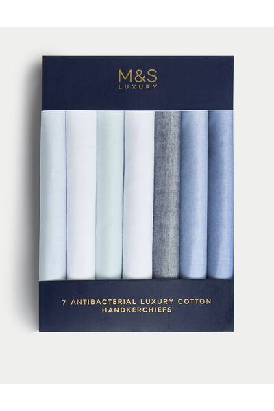 Marks & Spencer 7’li Saf Pamuk Mendil Seti