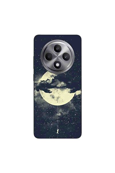 OEM Husa compatibila cu Oppo Reno12 FS Silicon Gel Tpu Model Moon Climbing