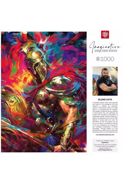 Good Loot Puzzle 1000 Blend Cota Războinicul Ilirian