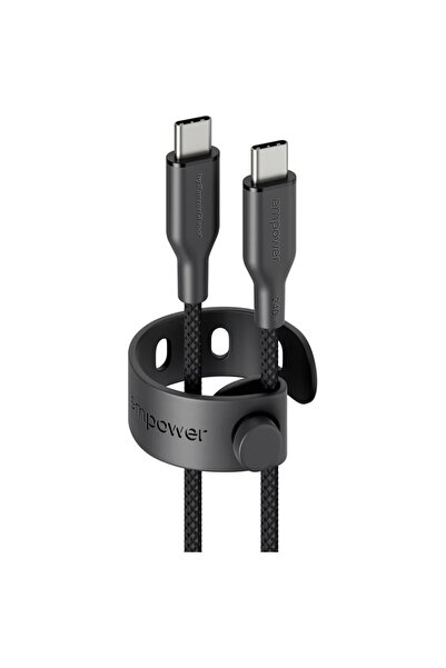 Panzer Glass PanzerGlass alimentează USB-C la USB-C USB 2.0 de 240W, 1.2M, negru