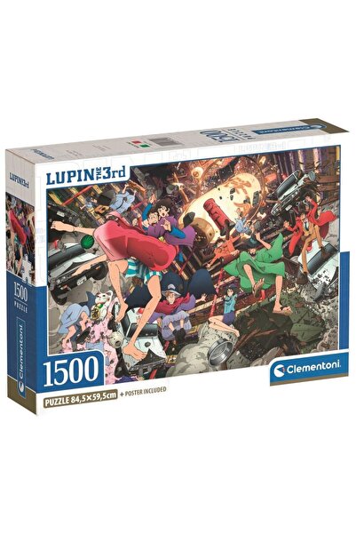 CLEMENTONI Puzzle 1500 Compact Lupin III