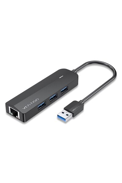 Vention Hub 5w1 USB 3.0 z adapterem Gigabit Ethernet