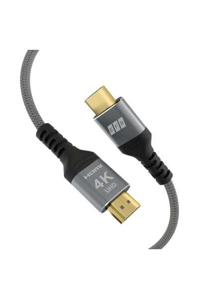 EFB Cablu HDMI High-Speed cu Ethernet 4K60Hz 5,0m gri