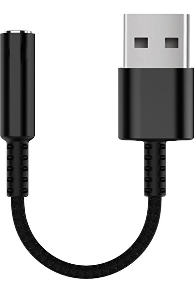 EQUIP Audio Cable 0.15 M 3.5Mm Usb Type-A Black