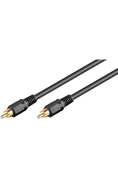 MicroConnect RCA - RCA 5m M-M poz≈Çacany