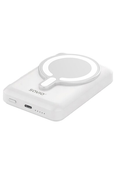 Savio Powerbank BA-13 10000 mAh bia≈Çy
