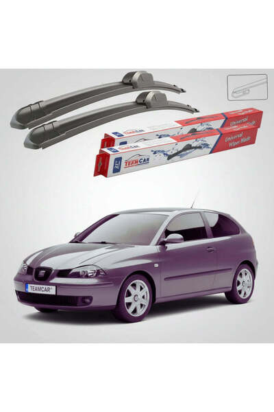 TEAMCAR Υαλοκαθαριστήρες Seat Ibiza 6L 2002-2008 |   Εμπρόσθιο Σετ Επίπεδων Ε...