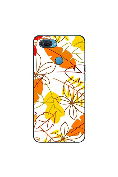 OEM Husa compatibila cu Oppo A12 Silicon Gel Tpu Model Autumn Vivid Leaves