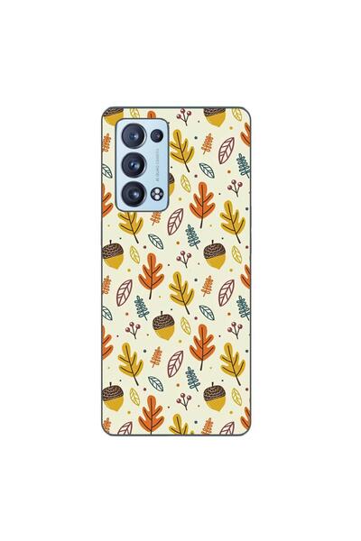 OEM Husa compatibila cu Oppo Reno6 Pro 5G Silicon Gel Tpu Model Autumn Pattern