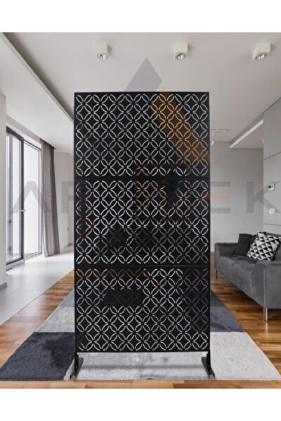 Artvek İç Mekan Dış Mekan Metal Paravan Seperatör (80x182 cm)