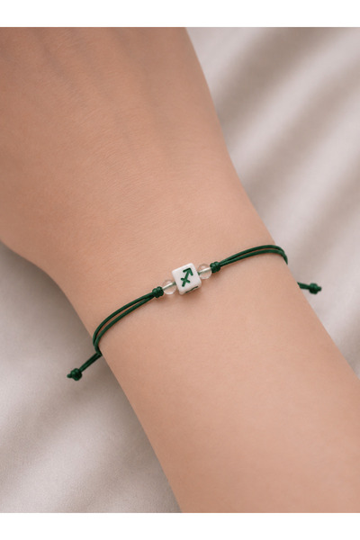 Femenino Minimal Sagittarius Zodiac Sign Drawstring Bracelet Adjustable Zodia...