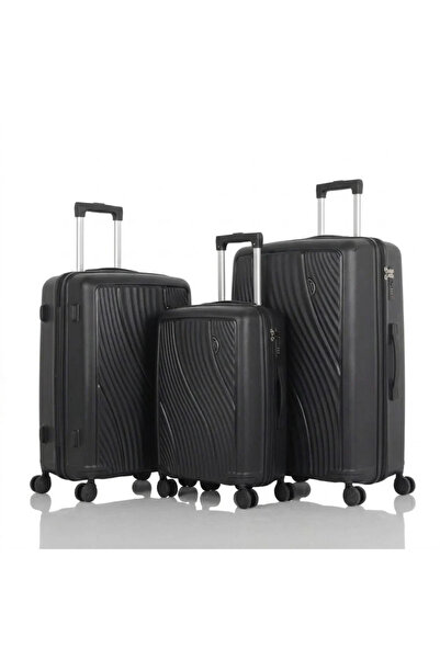 PP Luxurious Integrated Travel Luggage Set - 3 Pieces of Unbreakable Polyprop...