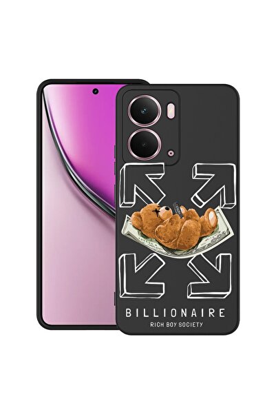 bestcase Θήκη για Realme P3 με σχέδιο Billionaire Bear, TPU Ματ Εξαιρετικά Λε...