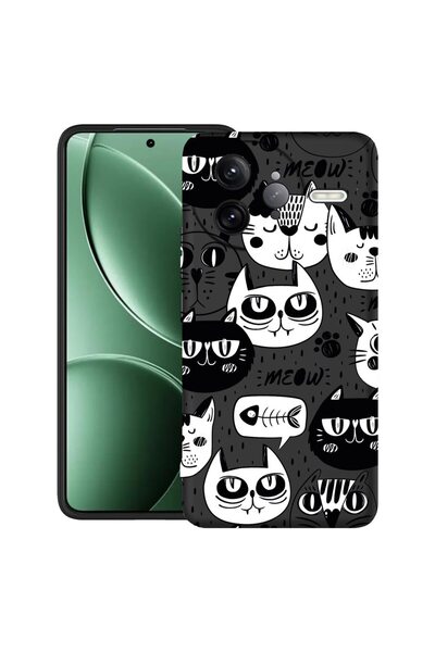 bestcase ¬Æ Husa pentru Poco F7 Ultra cu Design Cool Cats, TPU Mat Ultra Slim...