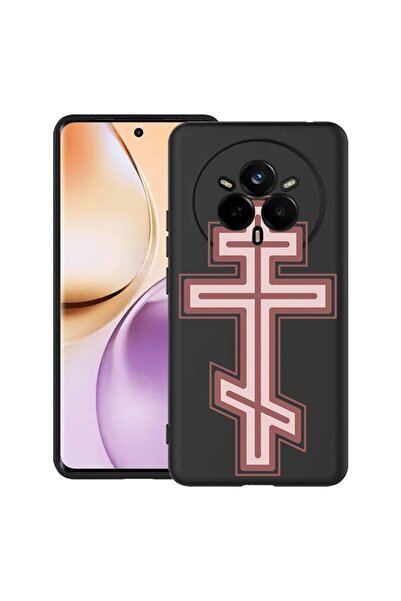 bestcase Husă pentru Realme 14 Pro Plus 5G, Classic Cross Red, Silicon subțir...
