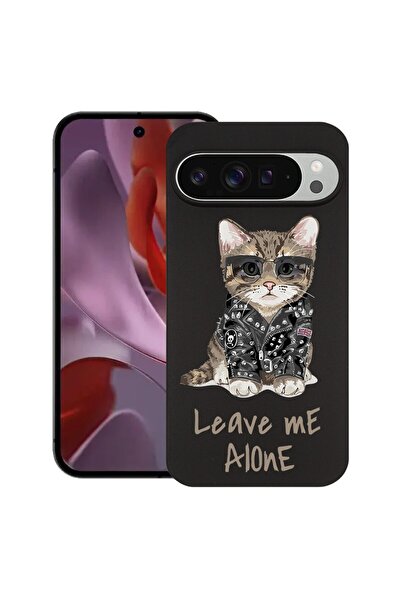 bestcase Husă pentru Google Pixel 9 Pro XL, Leave Me Alone Cat, Silicon subți...