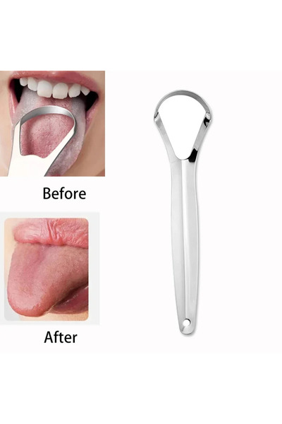 Choice 1pcs 1/2pcs Stainless Steel Tongue Scrapers Tongues Cleaner for Adults...
