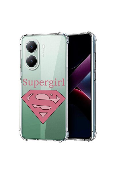 bestcase ¬Æ Husa compatibila Poco X7 Pro 5G, Anti Shock 1.5MM, Supergirl, Pro...