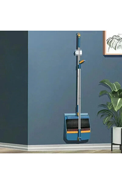 Choice Rotating Blue Broom set Household broom broom Dustpan set Brush head s...