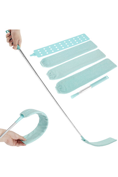 Choice light green Gap Dust Cleaner Retractable Microfiber Gap Dust Brush Fle...