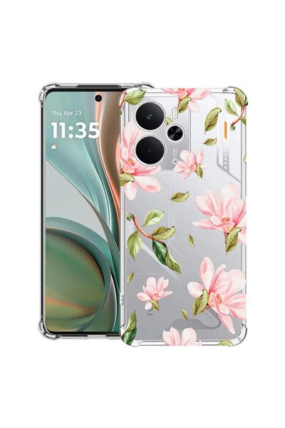 bestcase Husă Antișoc Compatibilă cu Poco M7 Pro 5G, cu Design Flowers Collec...